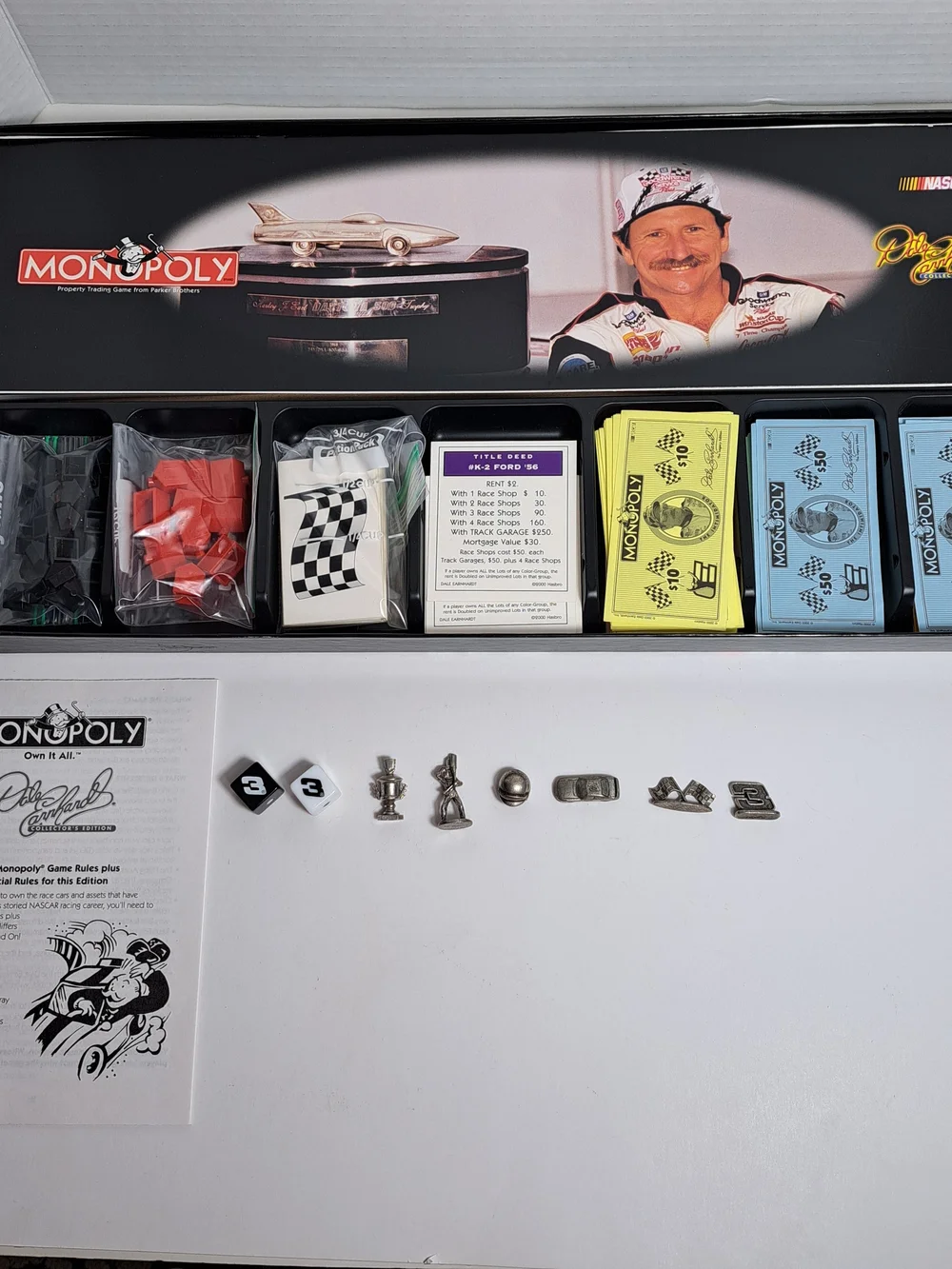 Monopoly Nascar Dale Earnhardt 2000 Collector’s Edition Game 99% (See Notes)